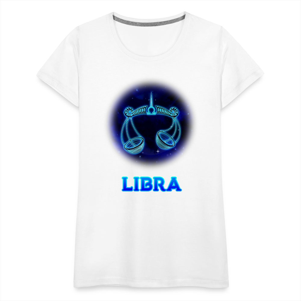 Women’s Stellar Libra Premium T-Shirt - white
