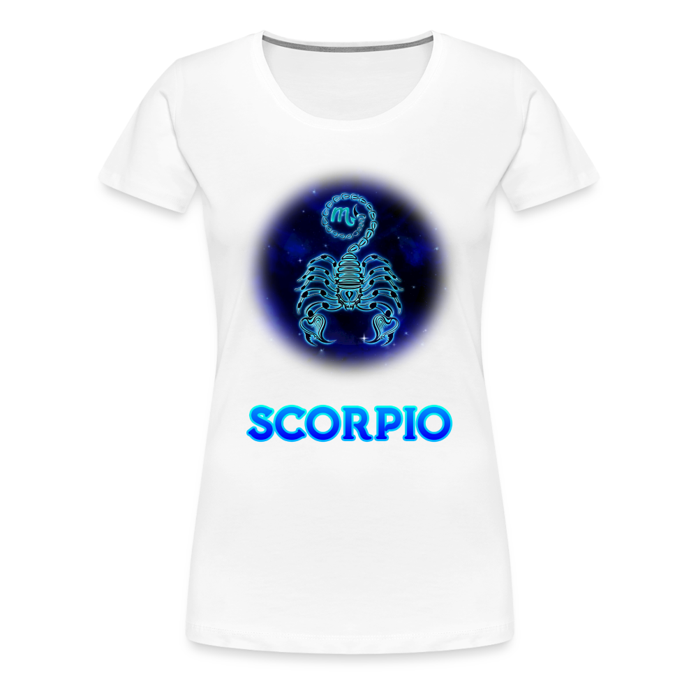 Women’s Stellar Scorpio Premium T-Shirt - white