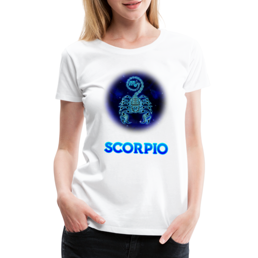 Women’s Stellar Scorpio Premium T-Shirt - white