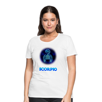 Thumbnail for Women’s Stellar Scorpio Premium T-Shirt - white