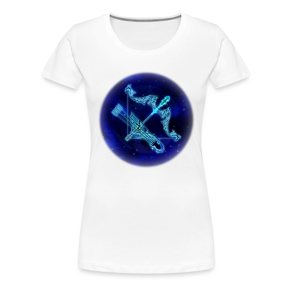 Women’s Stellar Sagittarius Premium T-Shirt - white