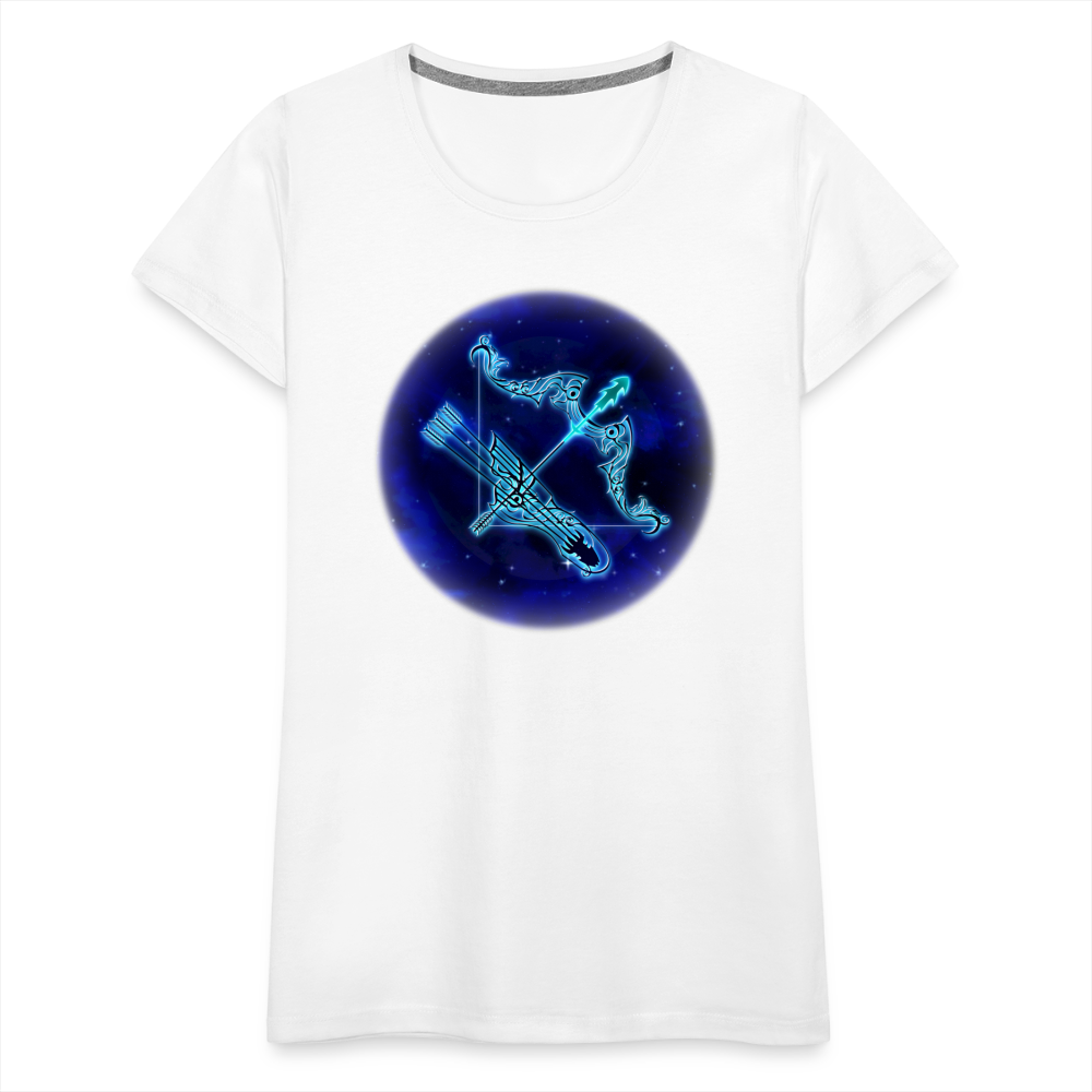 Women’s Stellar Sagittarius Premium T-Shirt - white