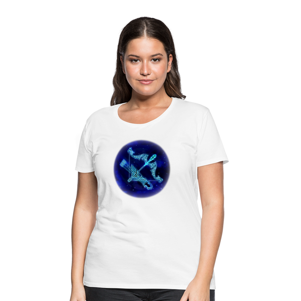 Women’s Stellar Sagittarius Premium T-Shirt - white