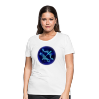 Thumbnail for Women’s Stellar Sagittarius Premium T-Shirt - white