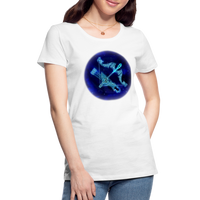 Thumbnail for Women’s Stellar Sagittarius Premium T-Shirt - white