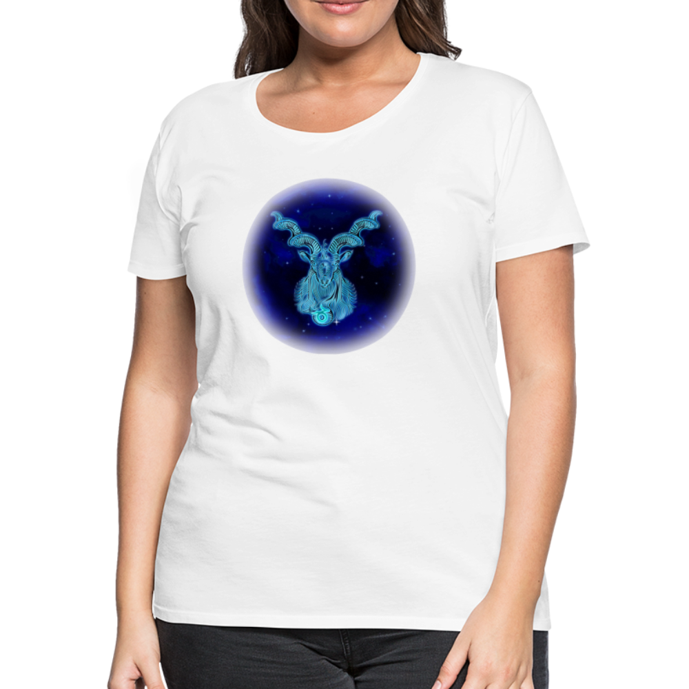 Women’s Stellar Capricorn Premium T-Shirt - white