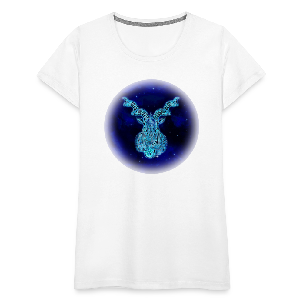 Women’s Stellar Capricorn Premium T-Shirt - white