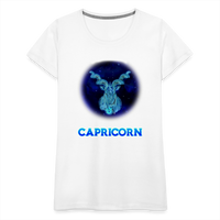 Thumbnail for Women’s Stellar Capricorn Premium T-Shirt - white