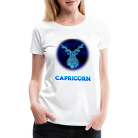 Thumbnail for Women’s Stellar Capricorn Premium T-Shirt - white