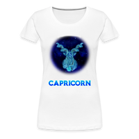 Thumbnail for Women’s Stellar Capricorn Premium T-Shirt - white