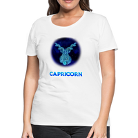 Thumbnail for Women’s Stellar Capricorn Premium T-Shirt - white