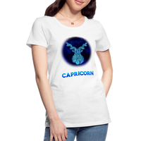 Thumbnail for Women’s Stellar Capricorn Premium T-Shirt - white