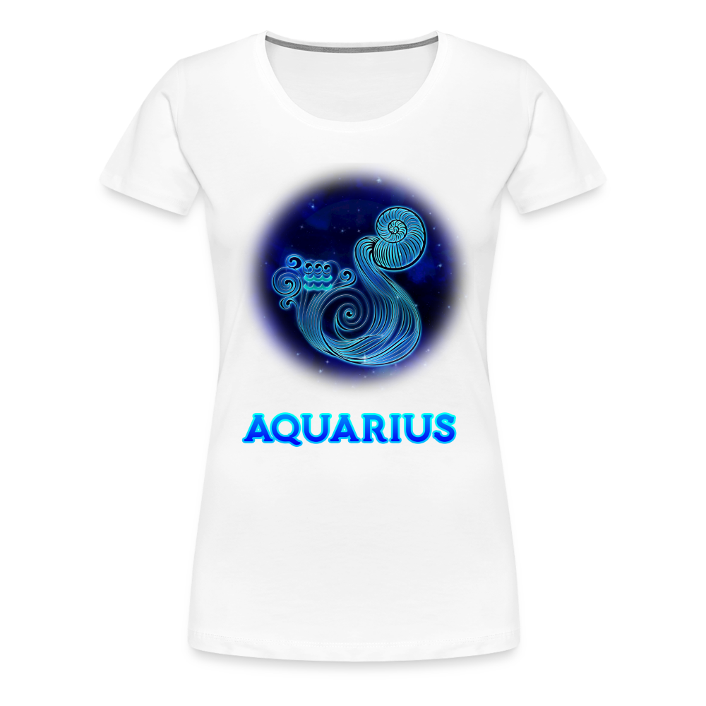 Women’s Stellar Aquarius Premium T-Shirt - white