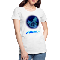 Thumbnail for Women’s Stellar Aquarius Premium T-Shirt - white
