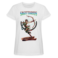 Thumbnail for Women's Astral Sagittarius Relaxed Fit T-Shirt - white