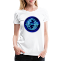 Thumbnail for Women’s Stellar Pisces Premium T-Shirt - white