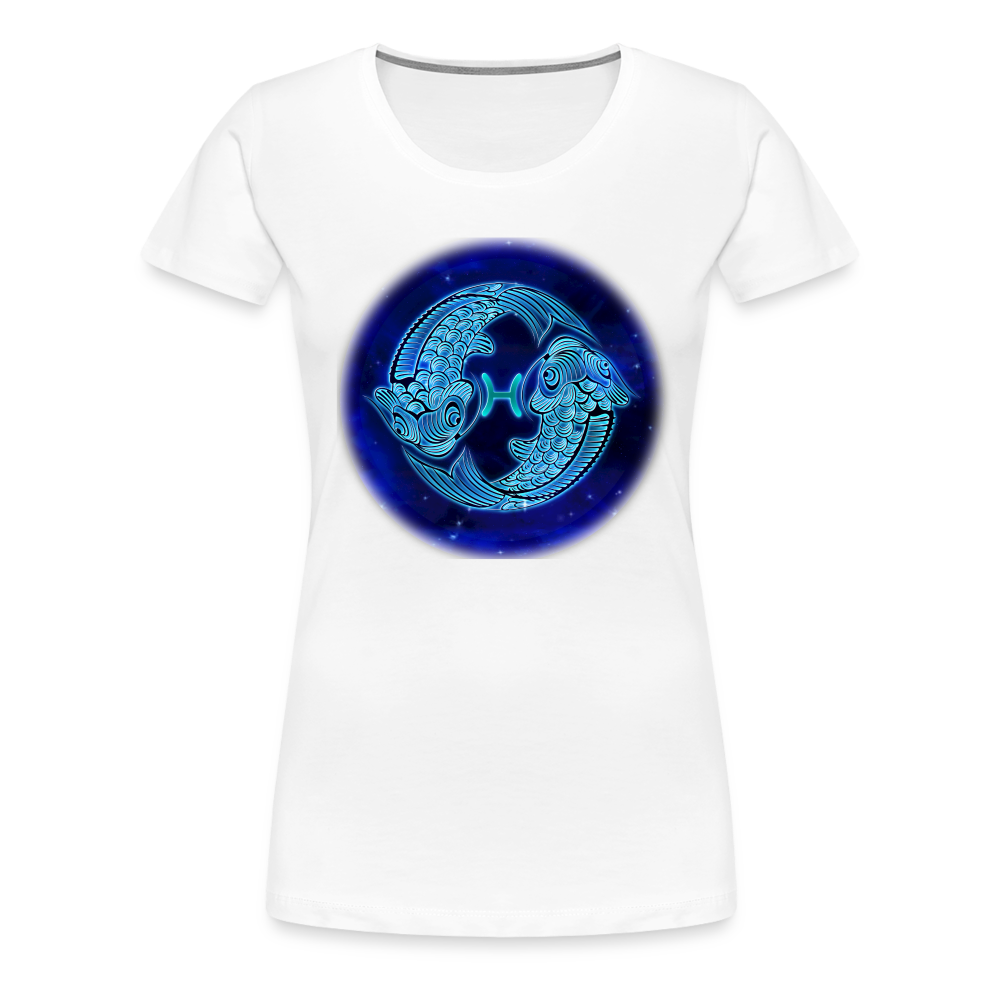 Women’s Stellar Pisces Premium T-Shirt - white