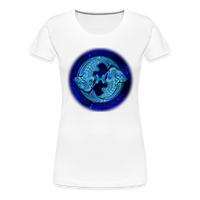 Thumbnail for Women’s Stellar Pisces Premium T-Shirt - white