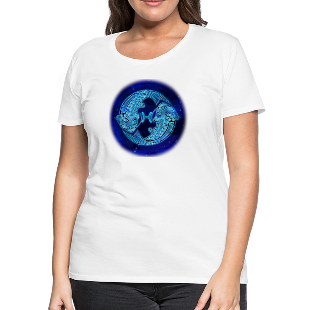 Women’s Stellar Pisces Premium T-Shirt - white