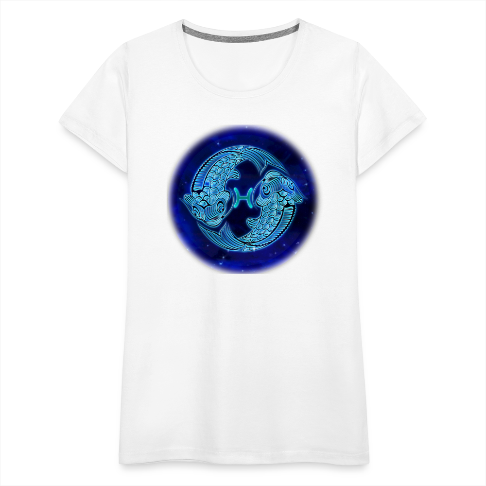 Women’s Stellar Pisces Premium T-Shirt - white