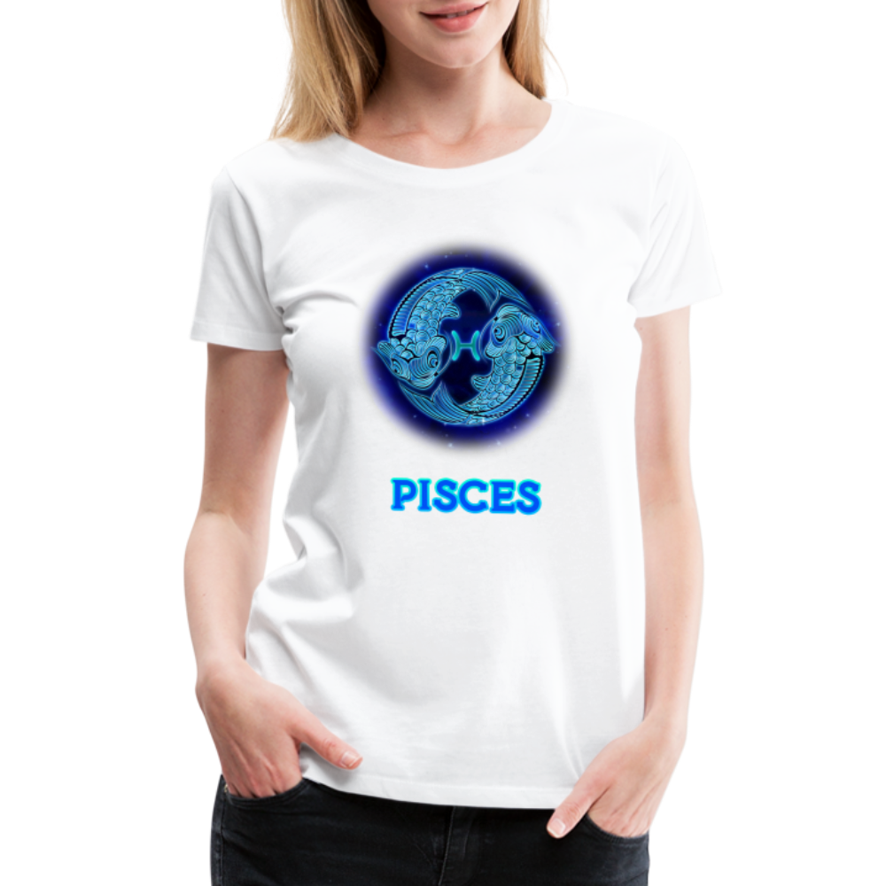 Women’s Stellar Pisces Premium T-Shirt - white