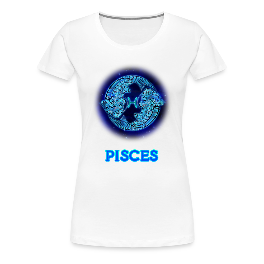 Women’s Stellar Pisces Premium T-Shirt - white