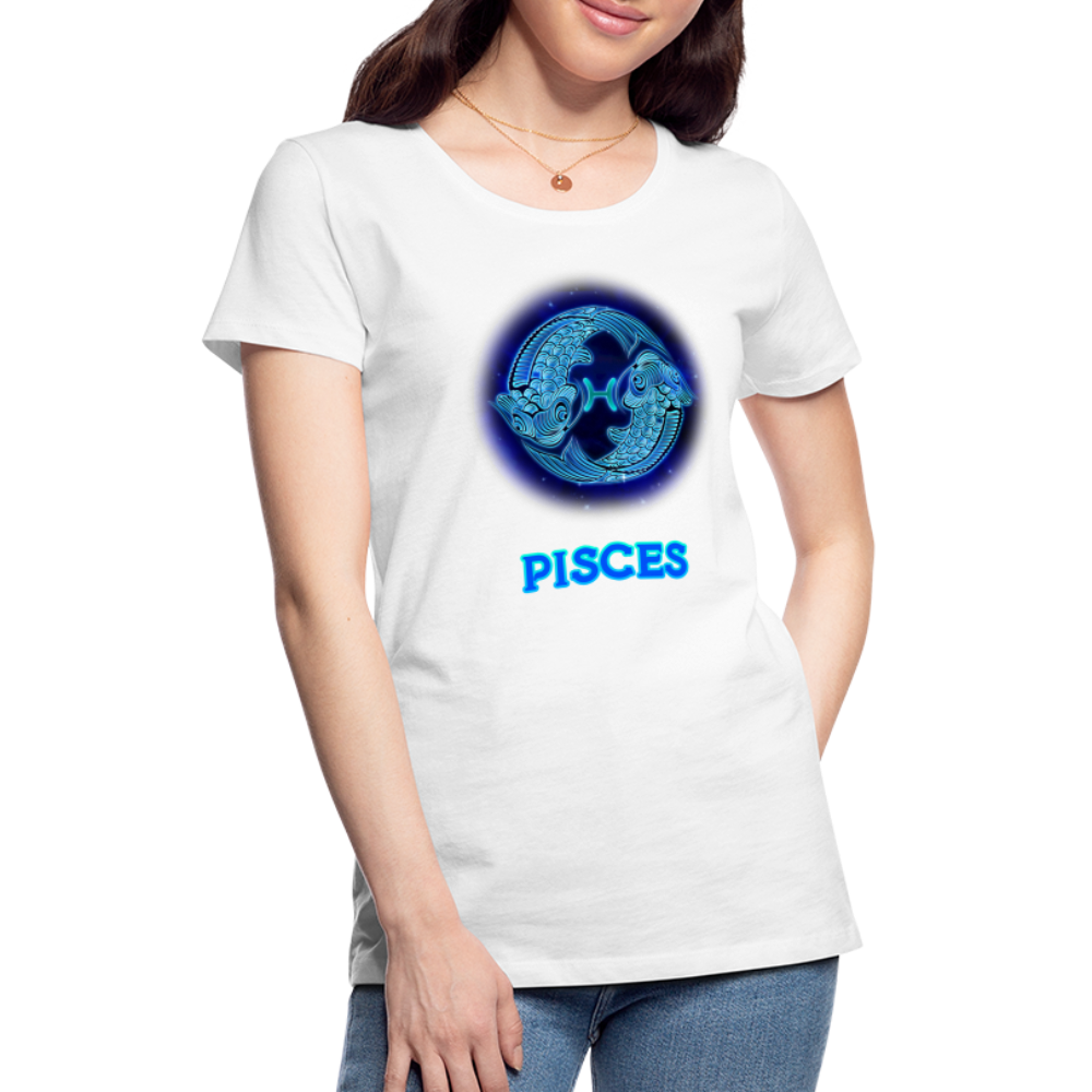 Women’s Stellar Pisces Premium T-Shirt - white