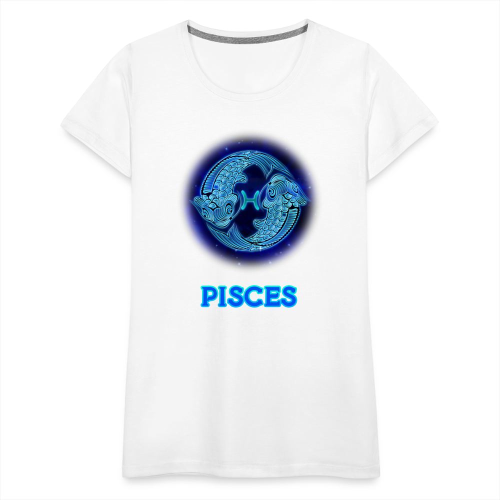 Women’s Stellar Pisces Premium T-Shirt - white