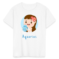 Thumbnail for Kids' Astro Toon Aquarius T-Shirt - white