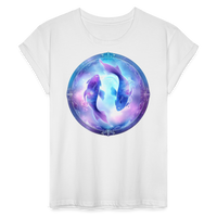 Thumbnail for Women's Classic Pisces Relaxed Fit T-Shirt - white