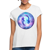 Thumbnail for Women's Classic Pisces Relaxed Fit T-Shirt - white