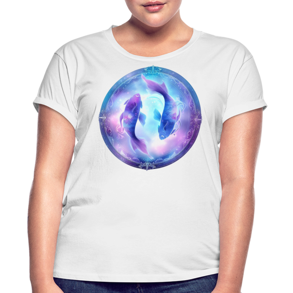 Women's Classic Pisces Relaxed Fit T-Shirt - white