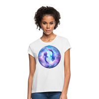 Thumbnail for Women's Classic Pisces Relaxed Fit T-Shirt - white