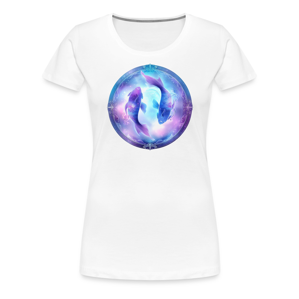 Women’s Classic Pisces Premium T-Shirt - white