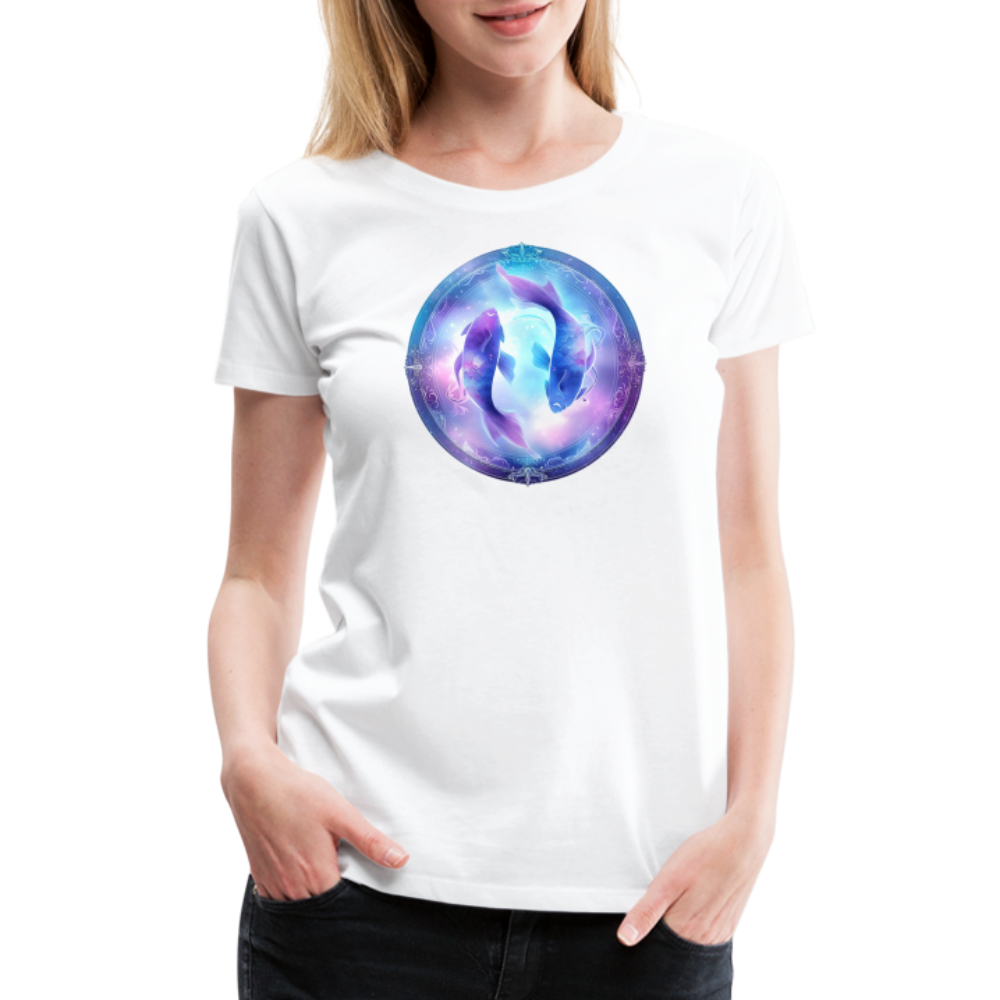 Women’s Classic Pisces Premium T-Shirt - white