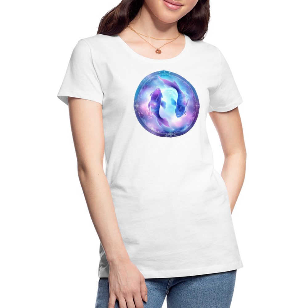 Women’s Classic Pisces Premium T-Shirt - white