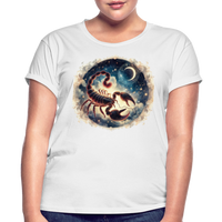 Thumbnail for Women's Mythical Scorpio Relaxed Fit T-Shirt - white