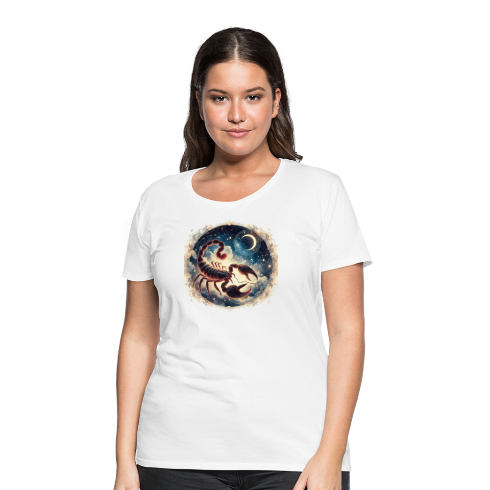 Women’s Mythical Scorpio Premium T-Shirt - white