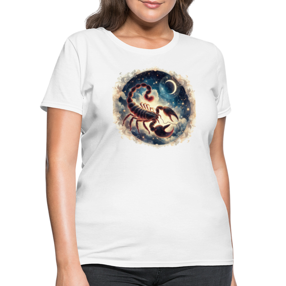 Women's Mythical Scorpio T-Shirt - white