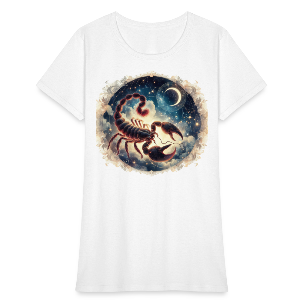 Women's Mythical Scorpio T-Shirt - white