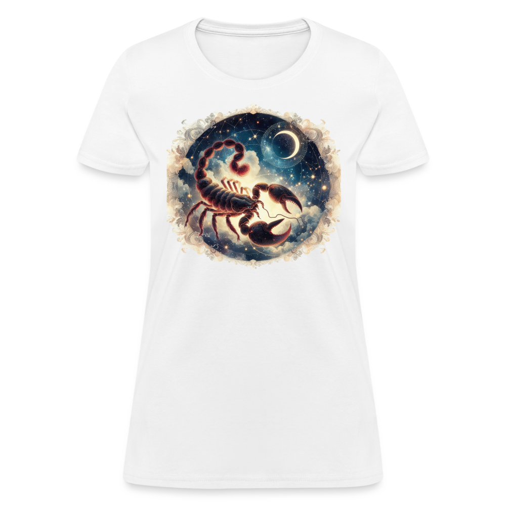 Women's Mythical Scorpio T-Shirt - white