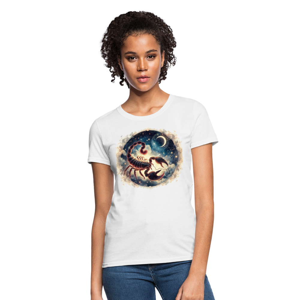 Women's Mythical Scorpio T-Shirt - white