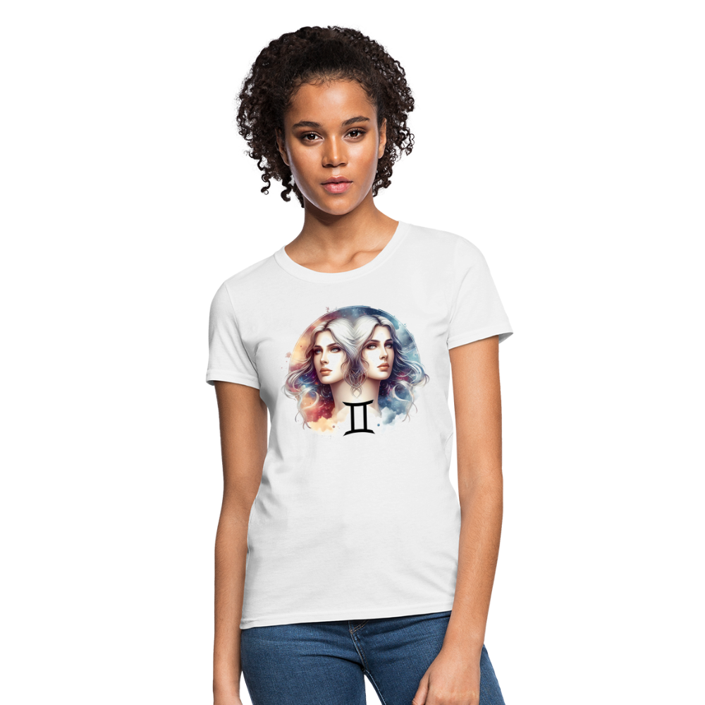 Women's Mythical Gemini T-Shirt - white