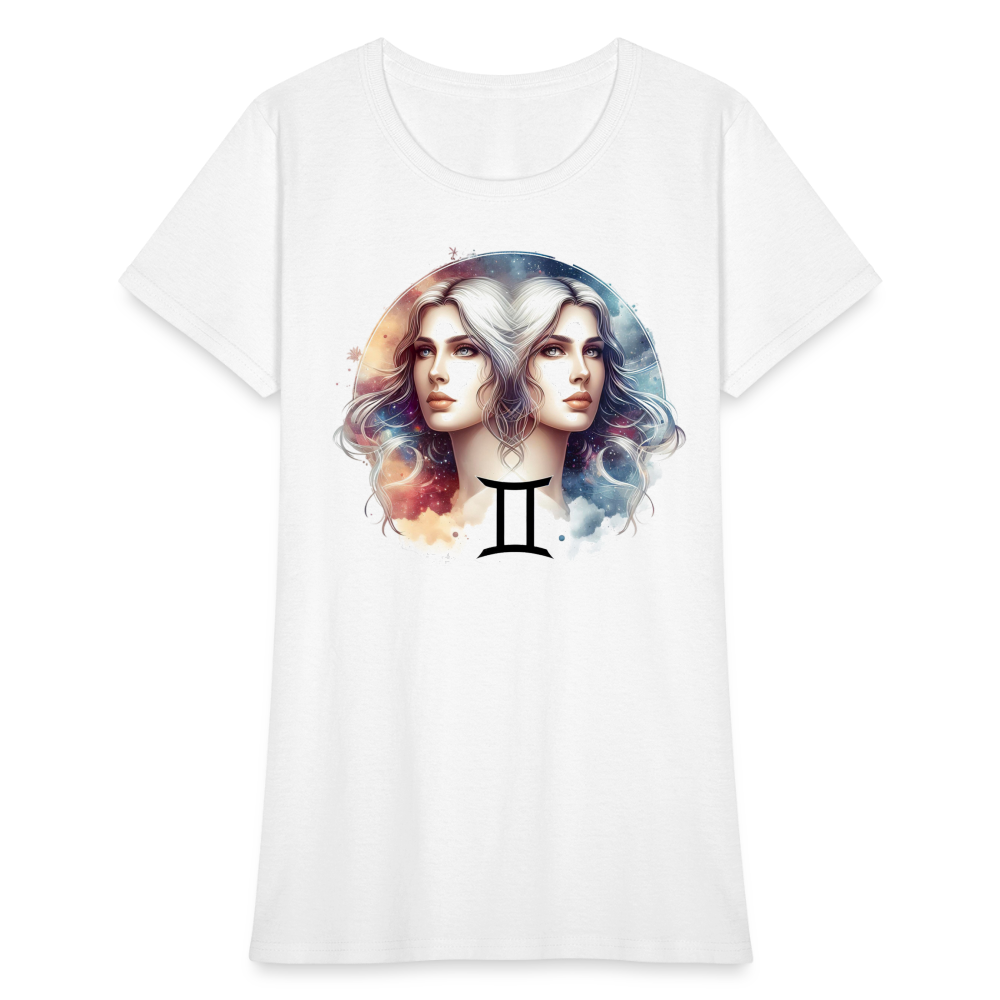 Women's Mythical Gemini T-Shirt - white