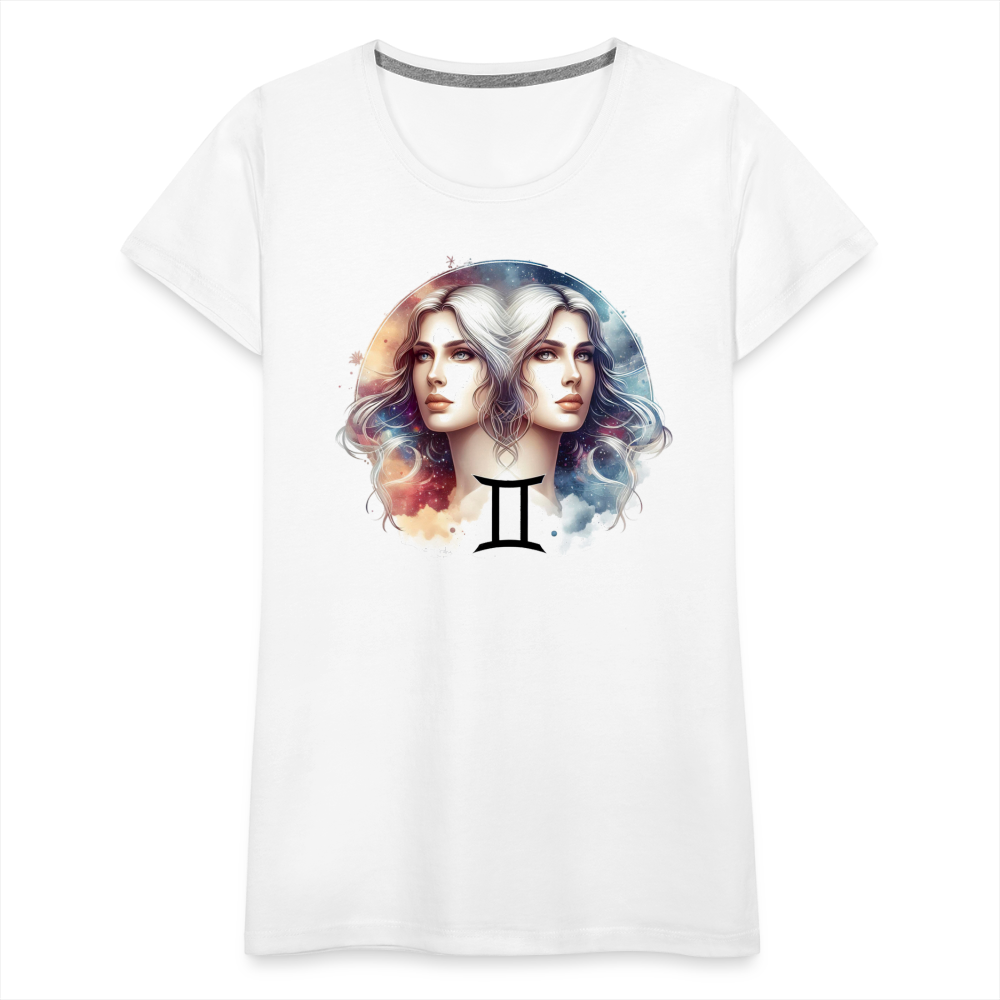 Women’s Mythical Gemini Premium T-Shirt - white