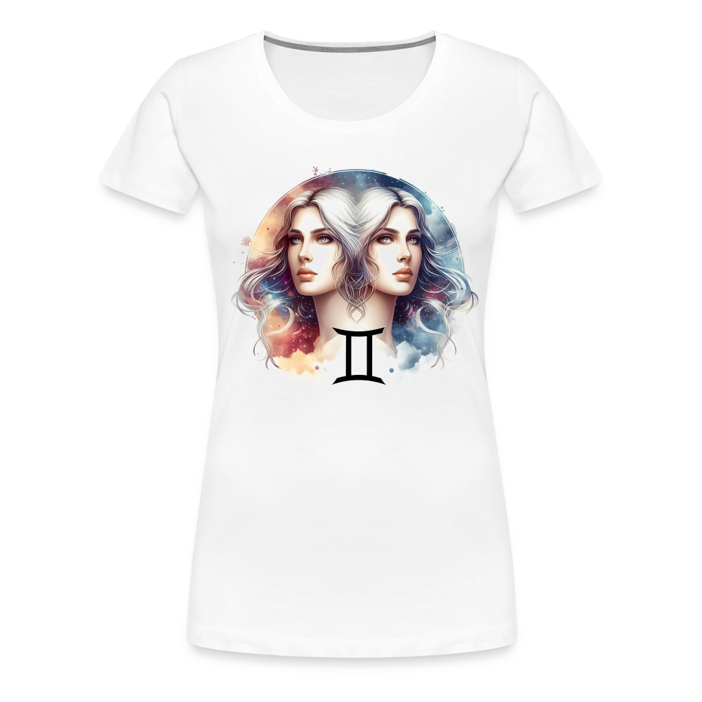 Women’s Mythical Gemini Premium T-Shirt - white