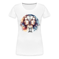 Thumbnail for Women’s Mythical Gemini Premium T-Shirt - white