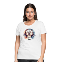 Thumbnail for Women’s Mythical Gemini Premium T-Shirt - white