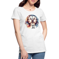 Thumbnail for Women’s Mythical Gemini Premium T-Shirt - white