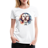 Thumbnail for Women’s Mythical Gemini Premium T-Shirt - white